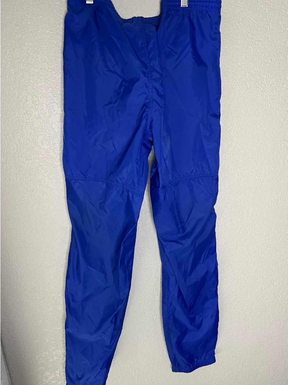 Vintage Nike Cobalt Blue nylon Lightweight Track Pants (no lining) - Picture 5 of 5